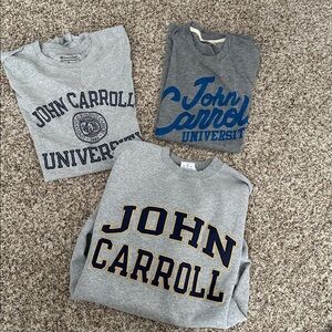 John Carroll University JCU bundle Sweatshirt S & t-shirt M